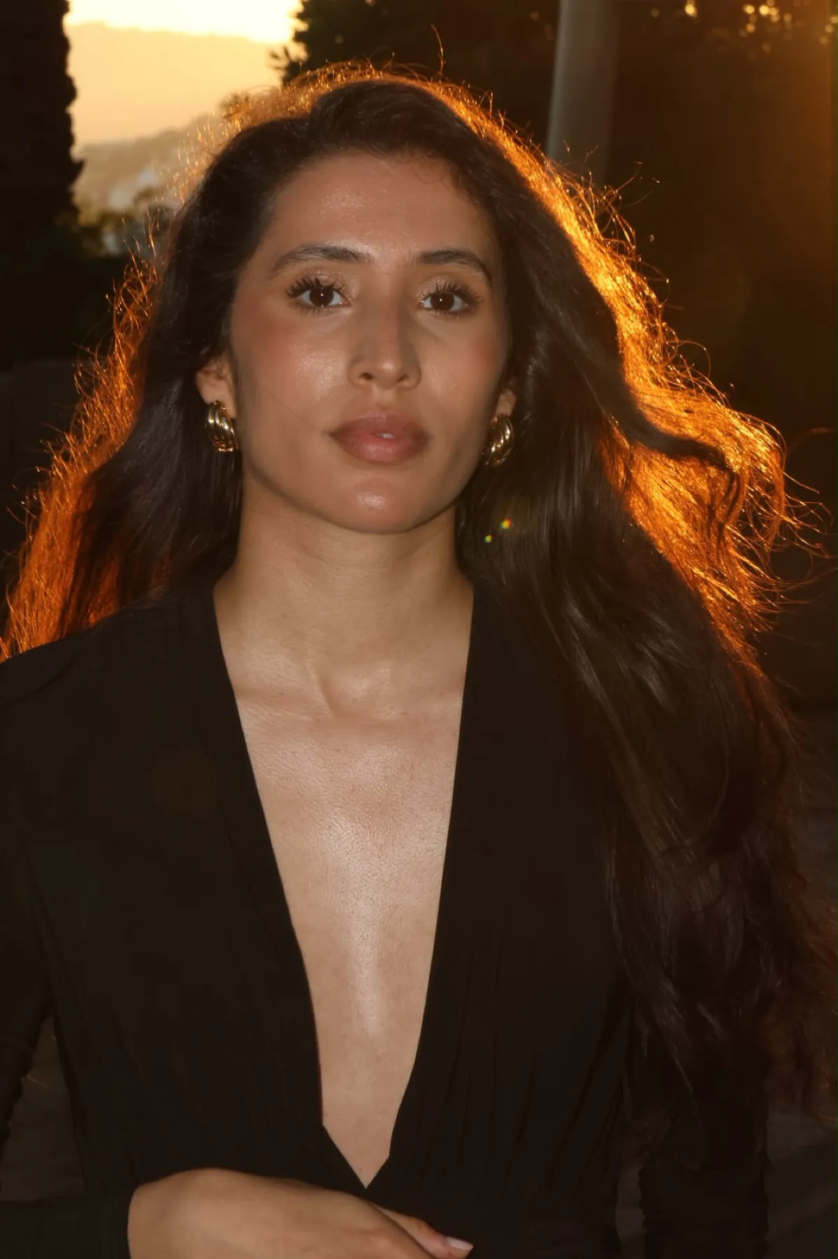Portrait d'une mannequin à Cannes, ambiance douce